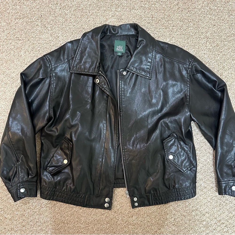 Wild Fable Black Leather Jacket